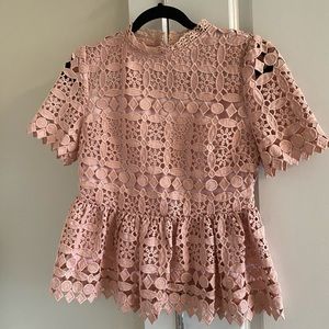 Rachel Parcell Floral Peplum